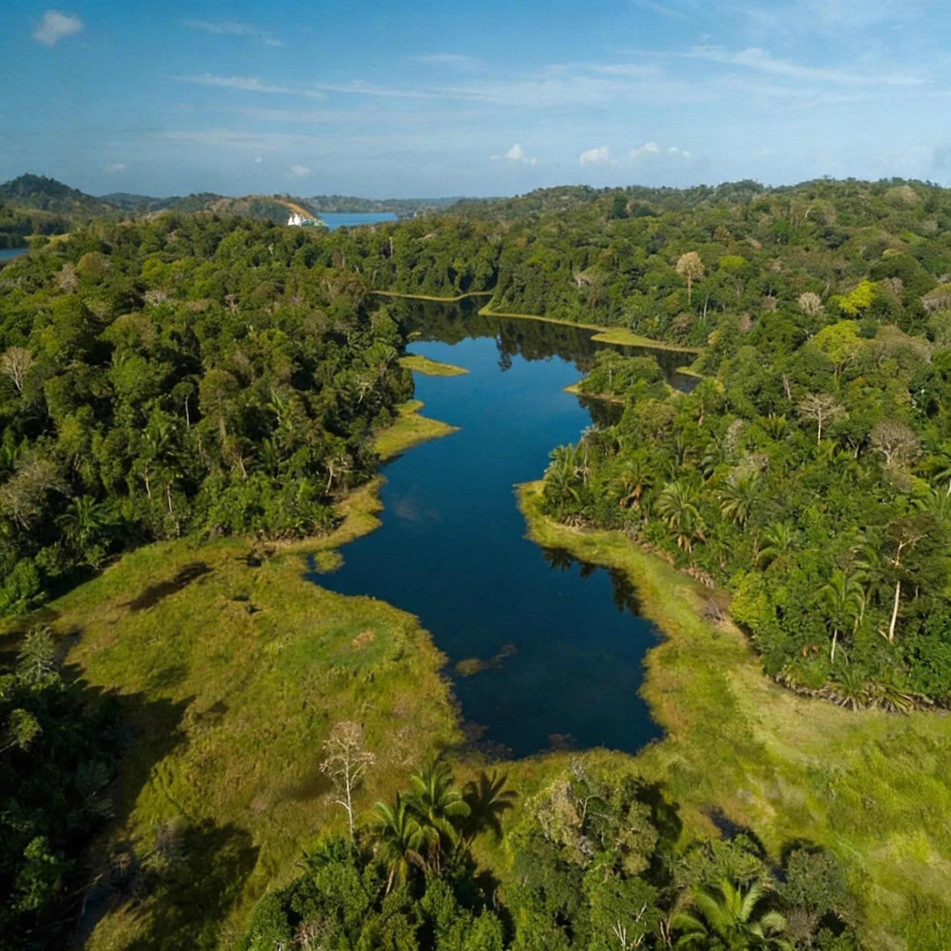 Selva y agua en el centro de Panamá